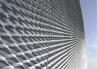 외벽 걸기를 위한 확장된 장식적인 알루미늄 메시 다채로운 길쌈된 그물세공